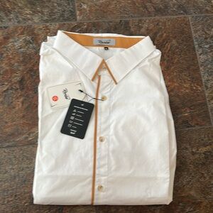 New Men’s Reverb long sleeve button down 100% cotton shirt. Size XL